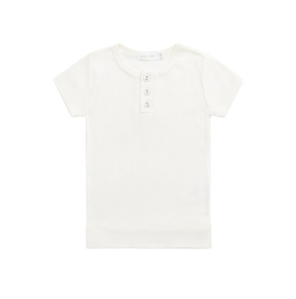 Jamie Kay | Organic Cotton Modal Henley Tee